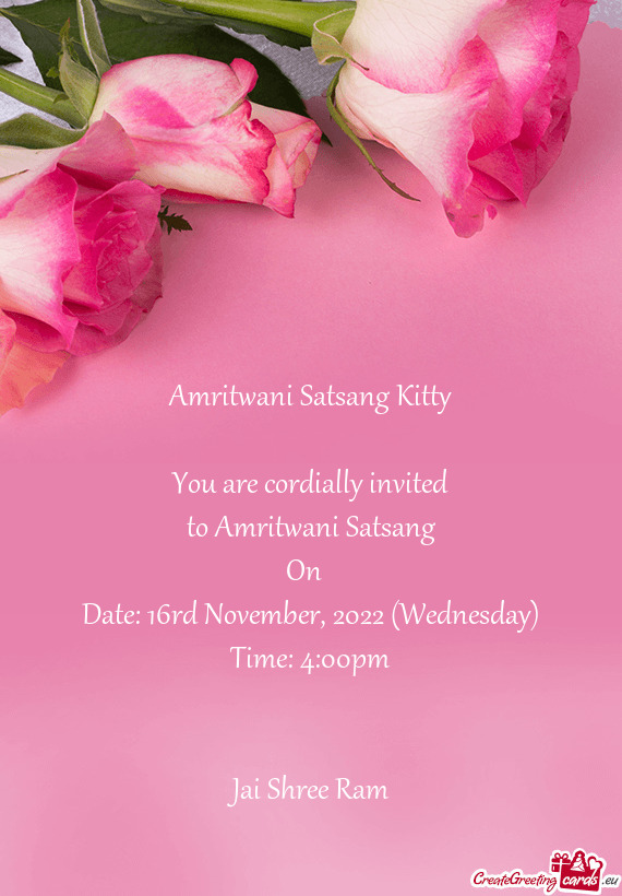 Amritwani Satsang Kitty