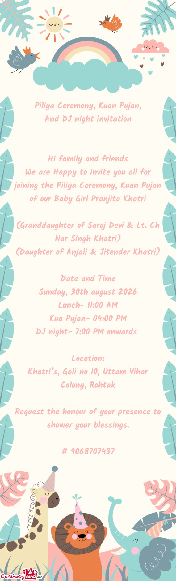 And DJ night invitation