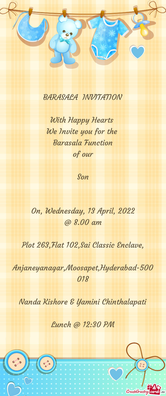 Anjaneyanagar,Moosapet,Hyderabad-500018