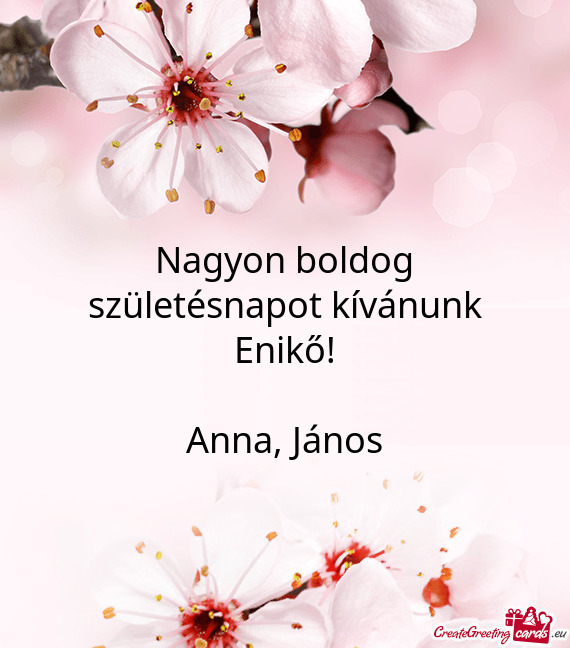 Anna, János