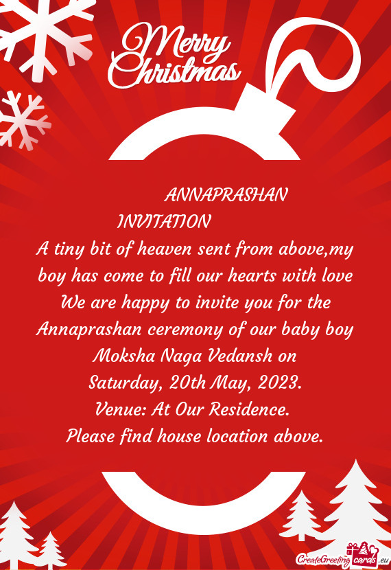 ❤️❤️ANNAPRASHAN INVITATION❤️❤️