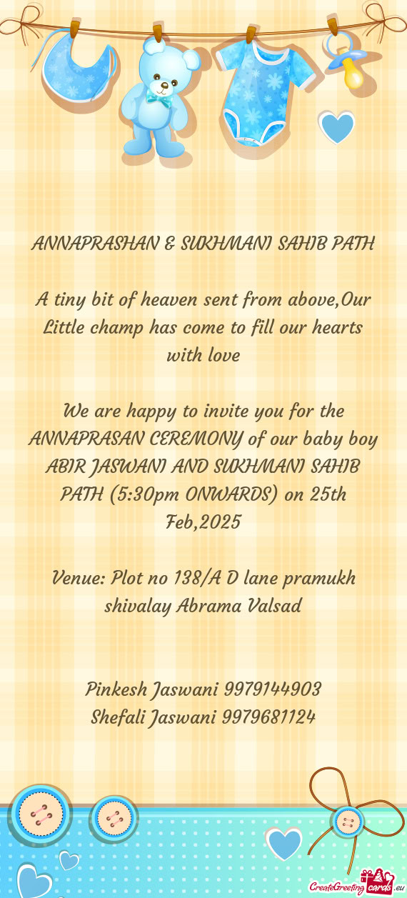 ANNAPRASHAN & SUKHMANI SAHIB PATH