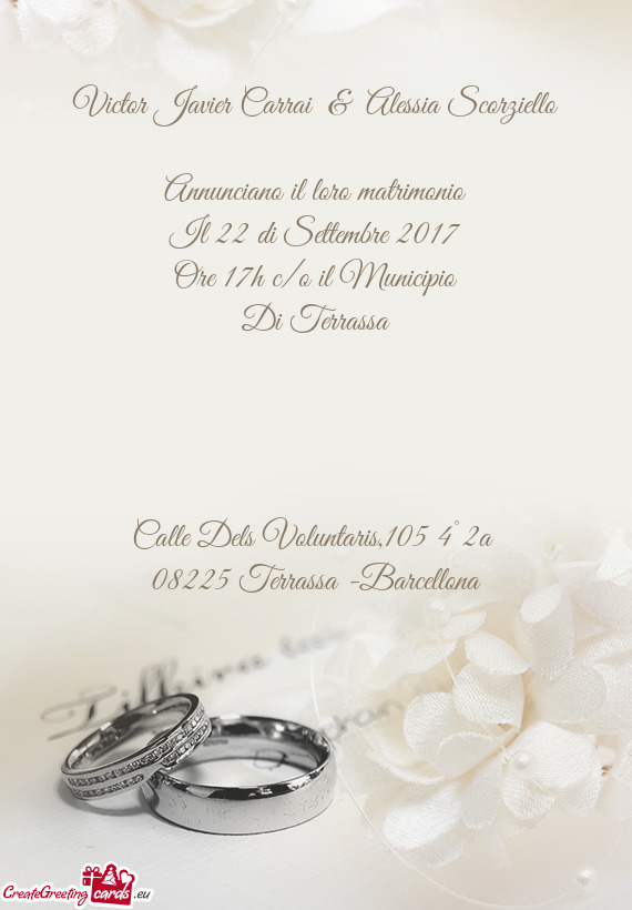 Annunciano il loro matrimonio