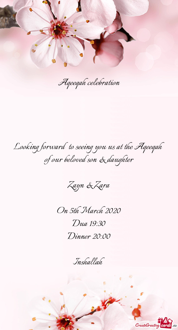 Aqeeqah celebration