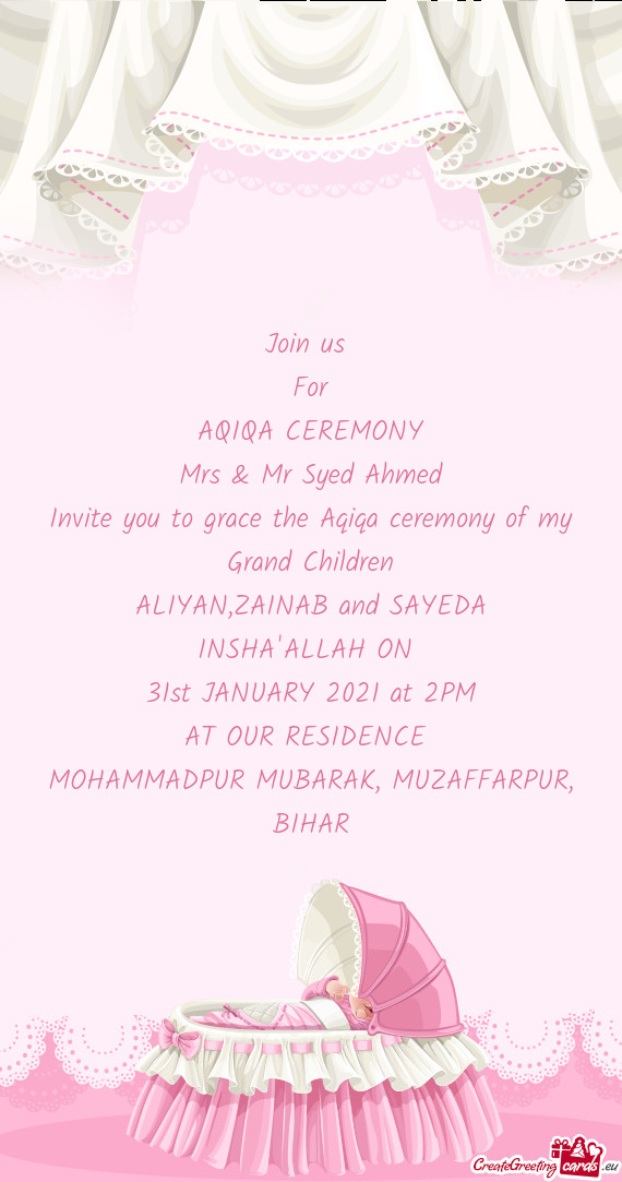 AQIQA CEREMONY