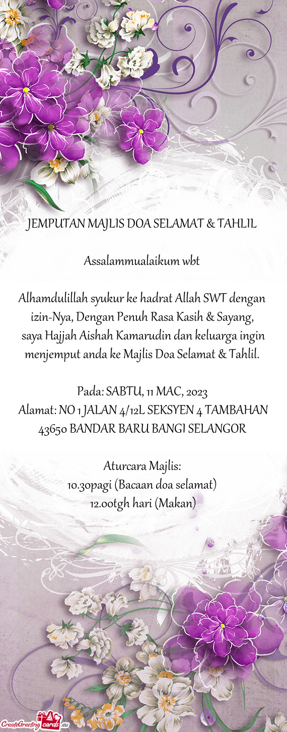 Assalammualaikum wbt