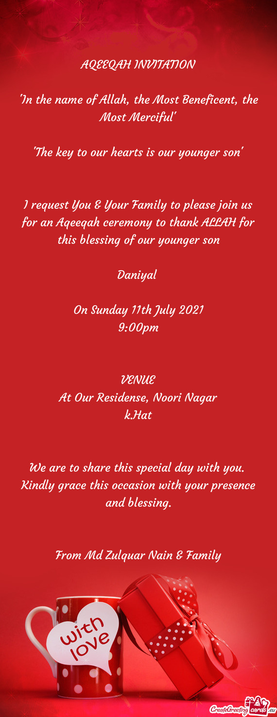 At Our Residense, Noori Nagar