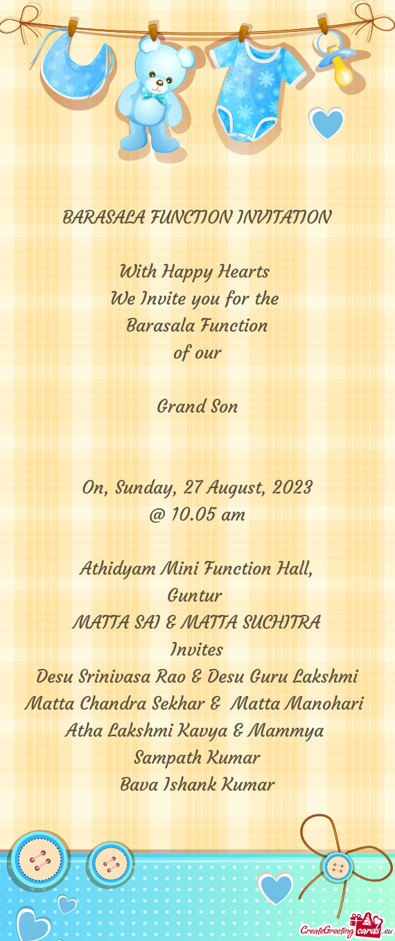 Athidyam Mini Function Hall