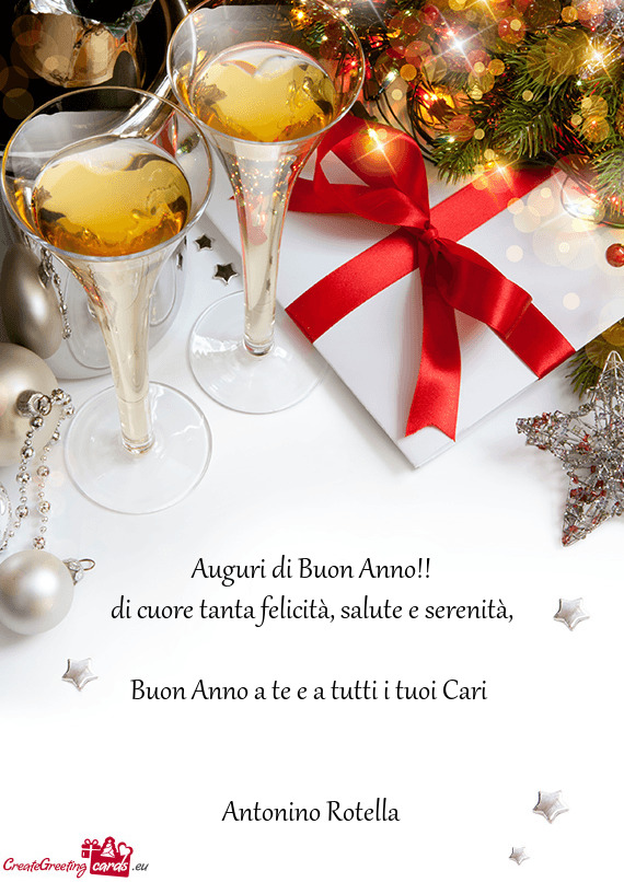 Auguri di Buon Anno