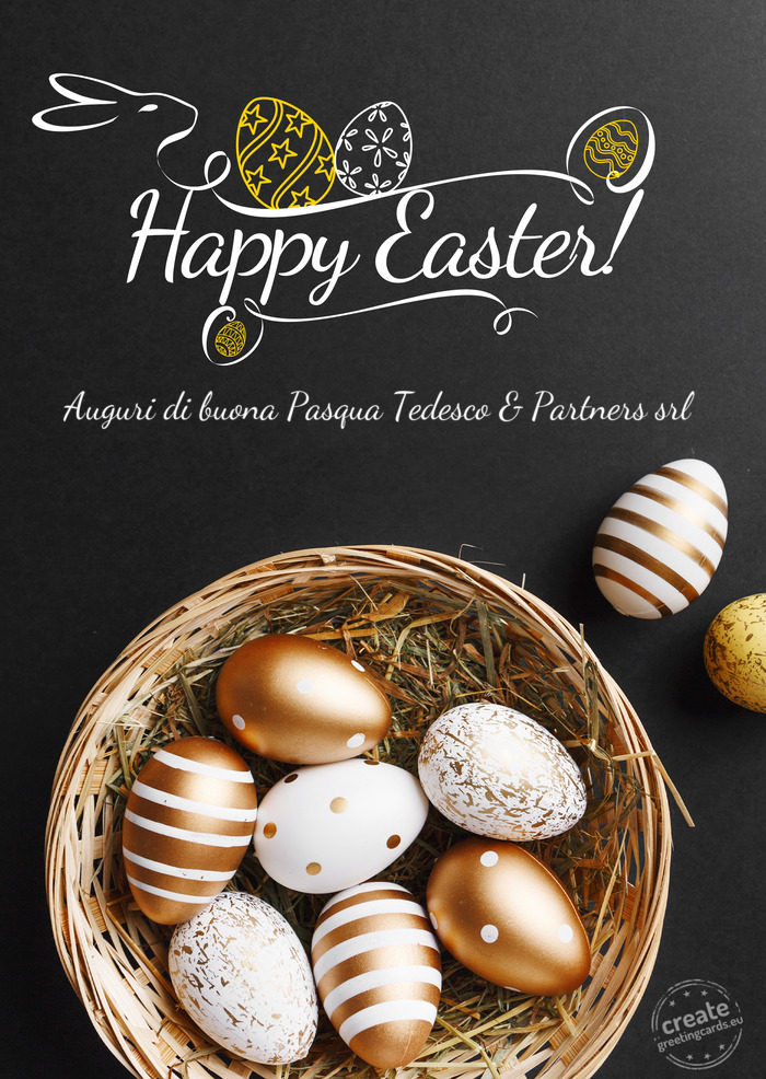 Auguri di buona Pasqua Tedesco & Partners srl