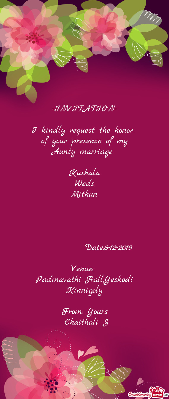 Aunty marriage