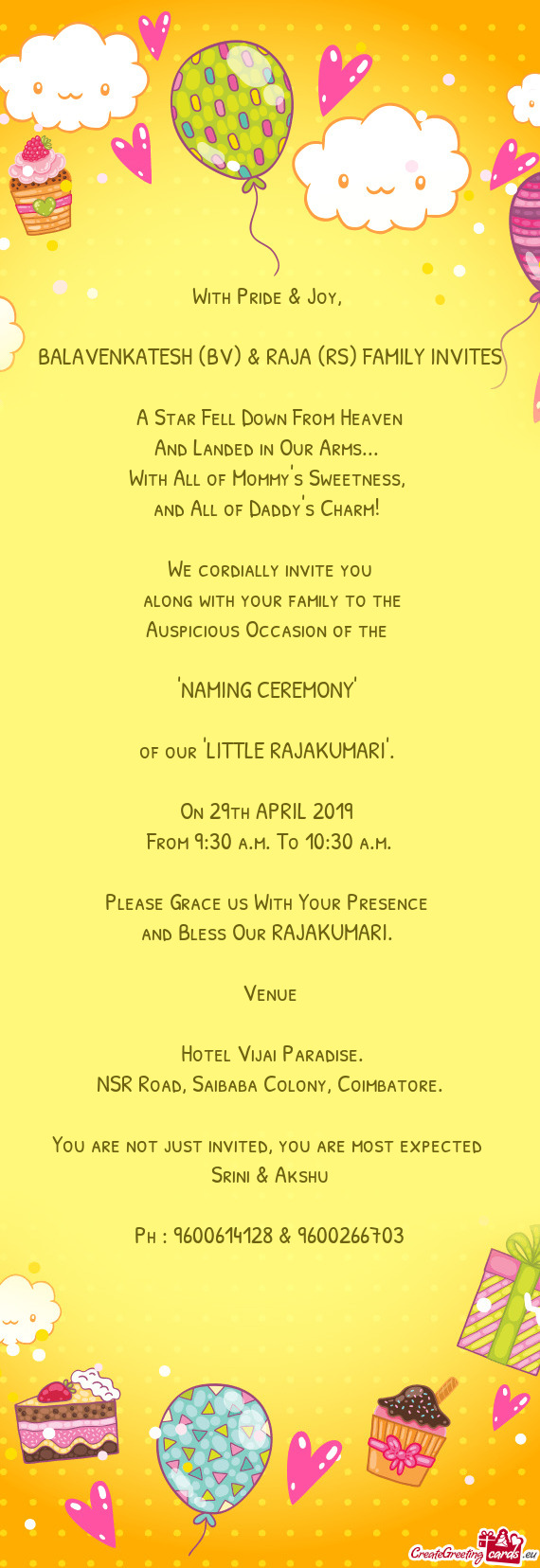 Auspicious Occasion of the