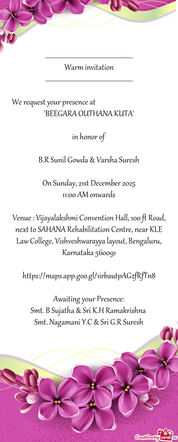 Aw College, Vishveshwarayya layout, Bengaluru, Karnataka 560091