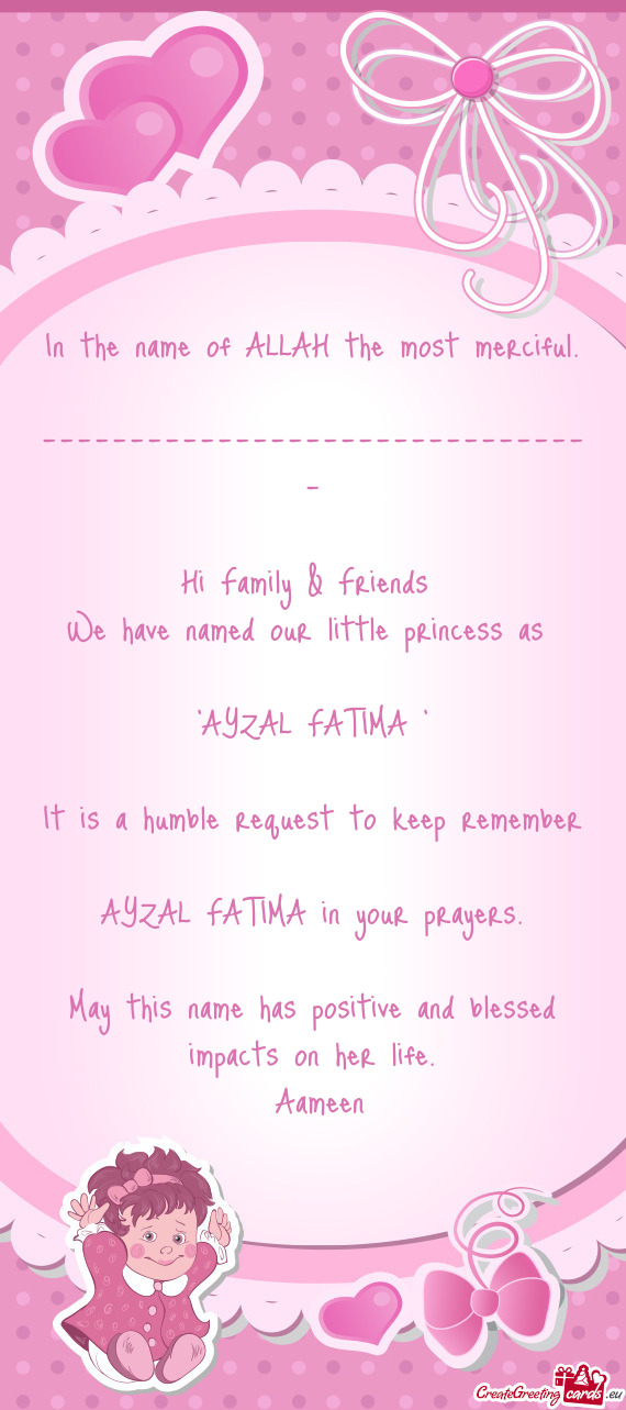 "AYZAL FATIMA "