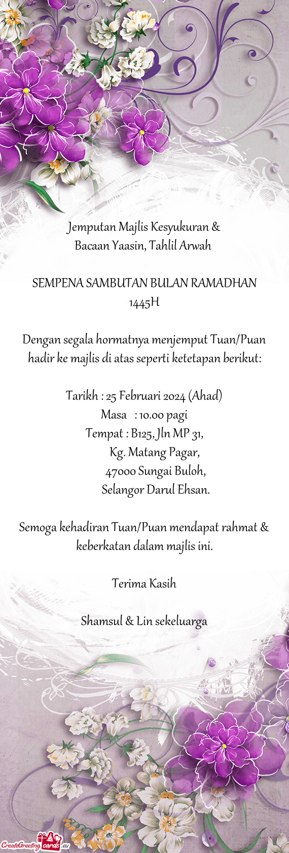 Bacaan Yaasin, Tahlil Arwah