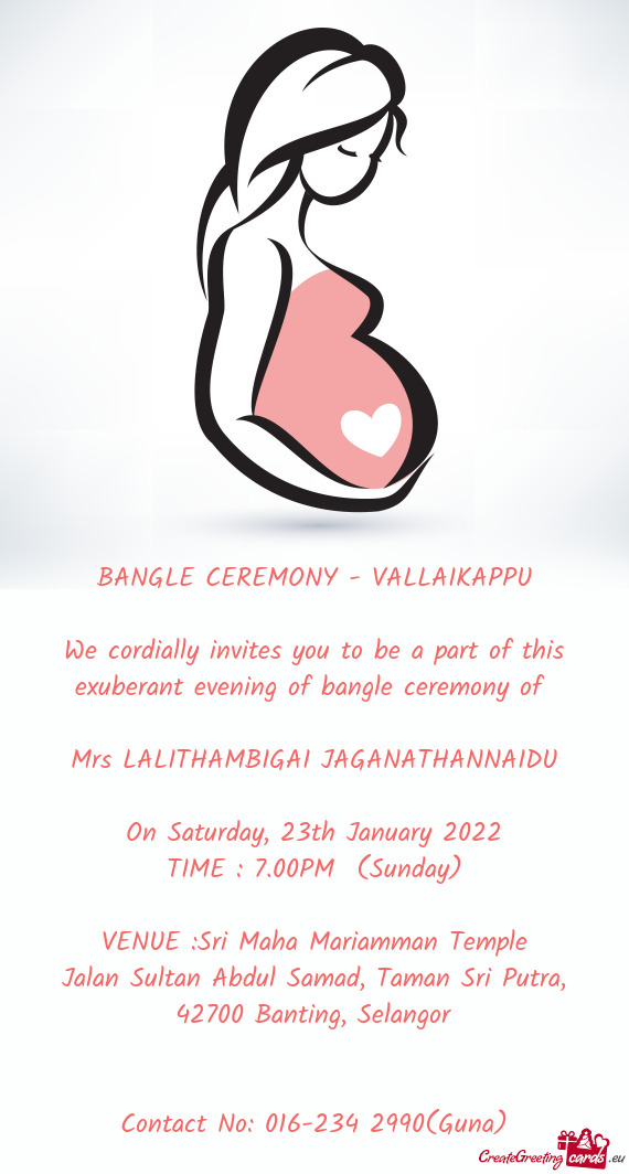 BANGLE CEREMONY - VALLAIKAPPU