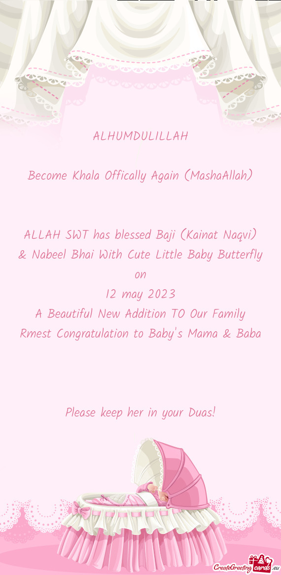 Become Khala Offically Again (MashaAllah)