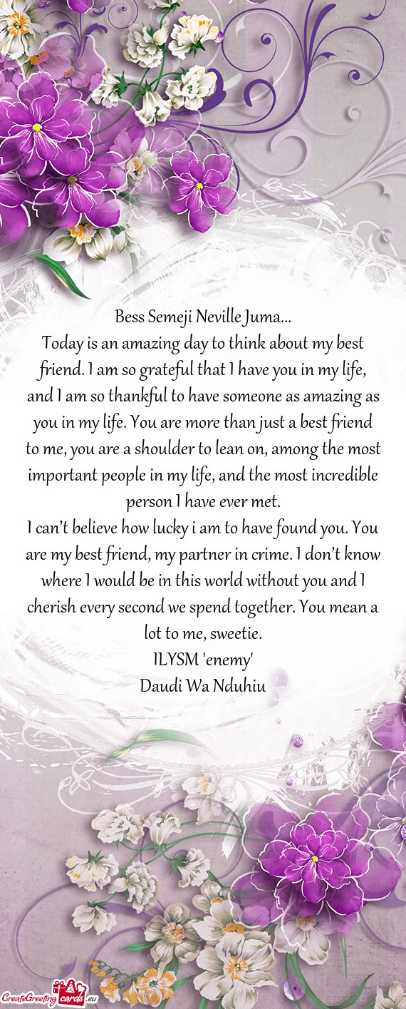 Bess Semeji Neville Juma