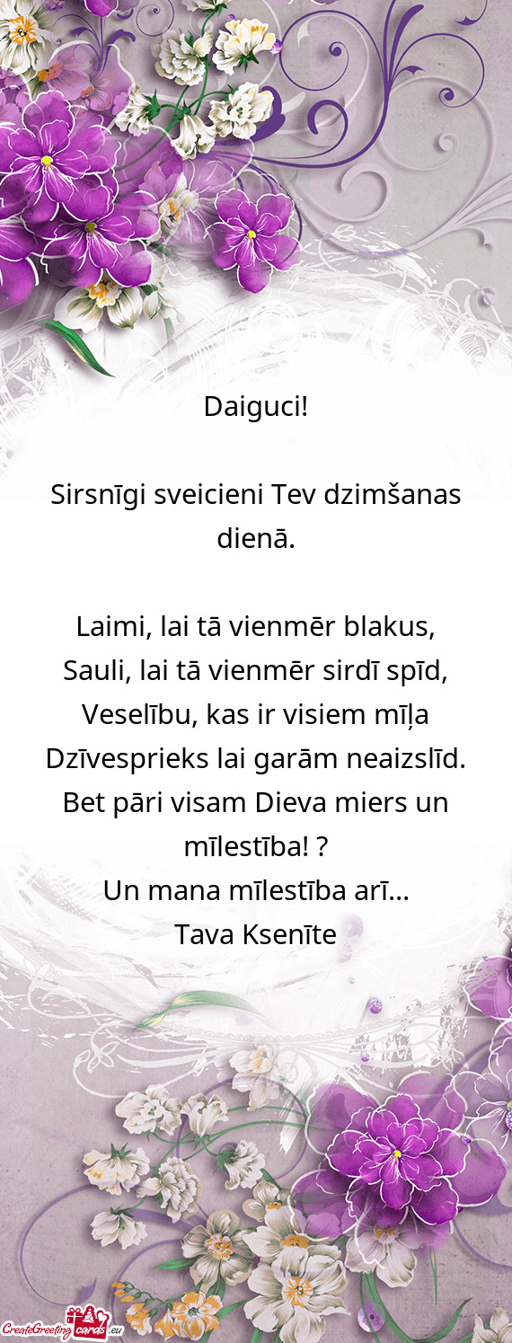 Bet pāri visam Dieva miers un mīlestība