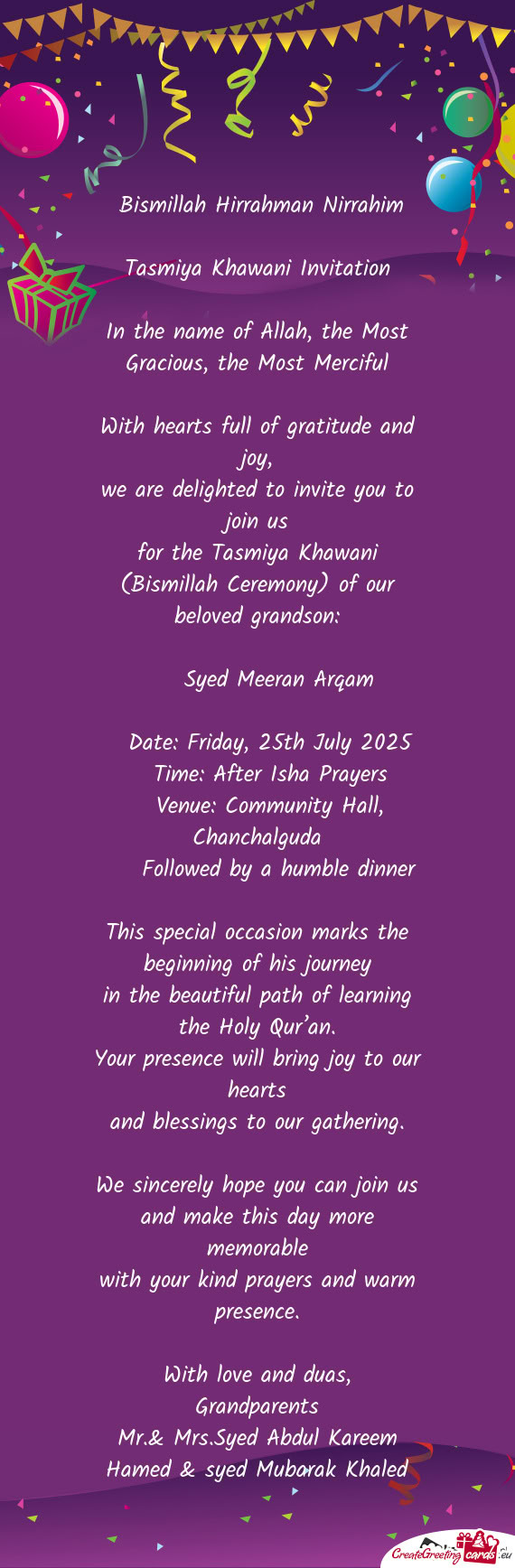 🌿 Bismillah Hirrahman Nirrahim🌿