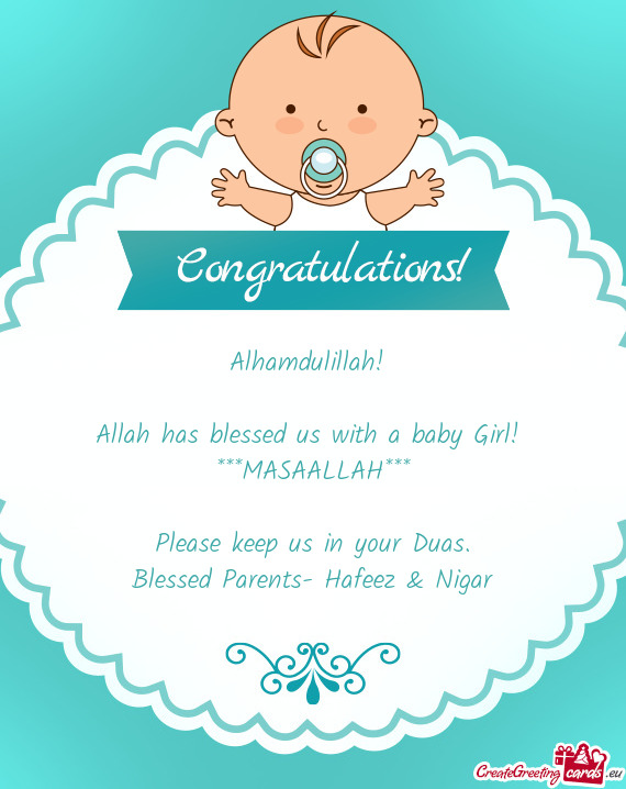 Blessed Parents- Hafeez & Nigar