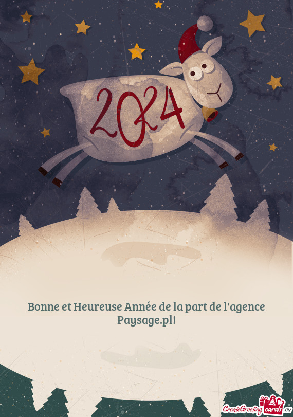 Bonne et Heureuse Année de la part de l