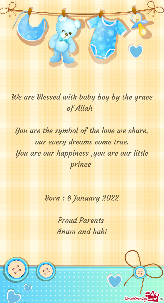 Born : 6 January 2022