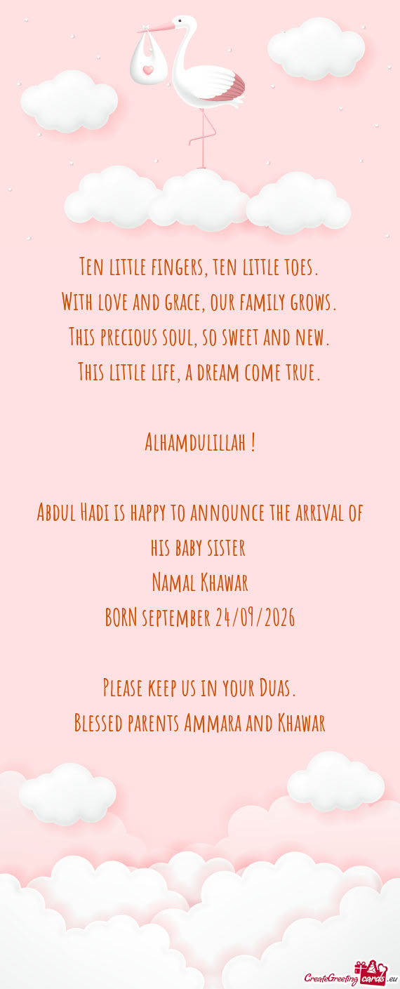 BORN september 24/09/2026