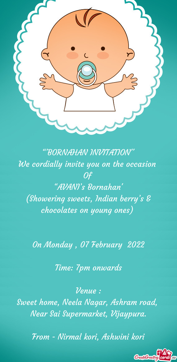 ??”BORNAHAN INVITATION””