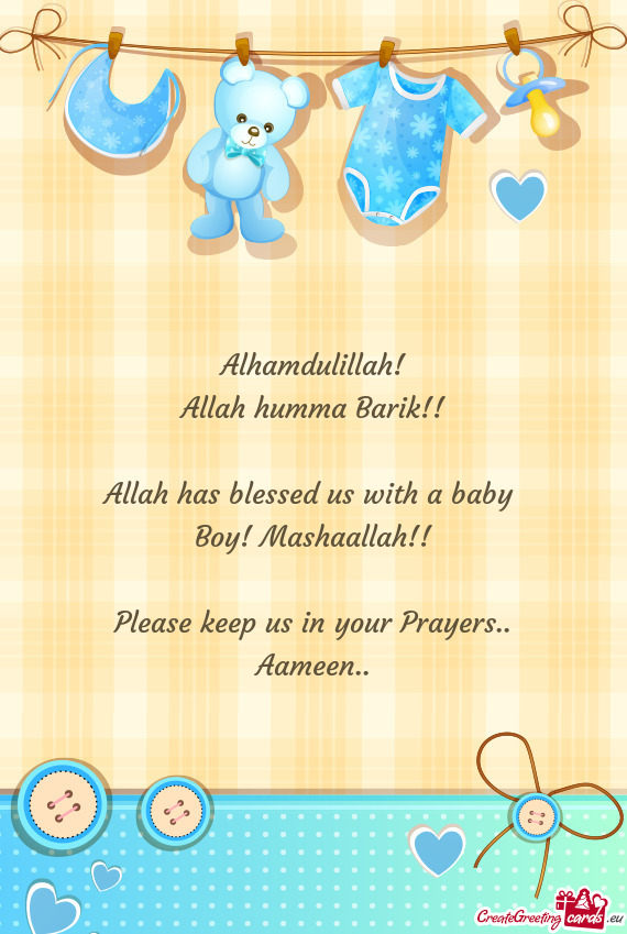 Boy! Mashaallah