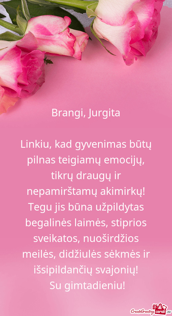 Brangi, Jurgita