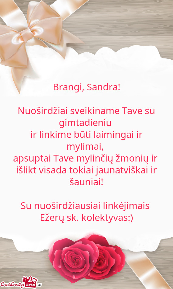 Brangi, Sandra