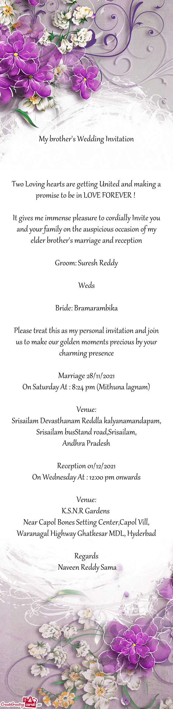 Bride: Bramarambika