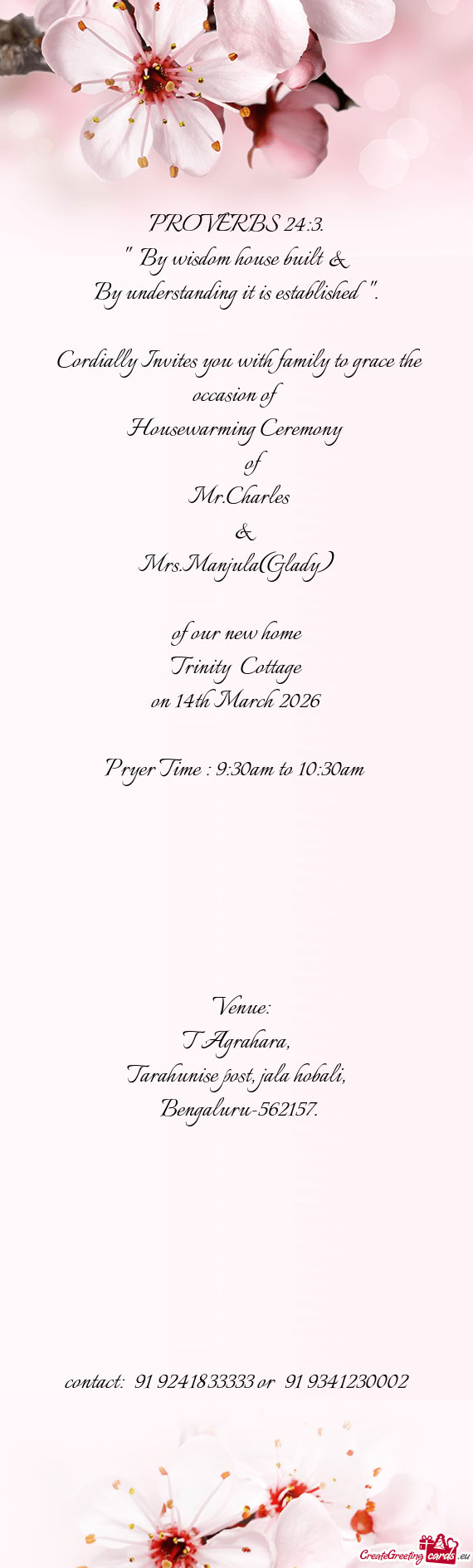 "" By wisdom house built &