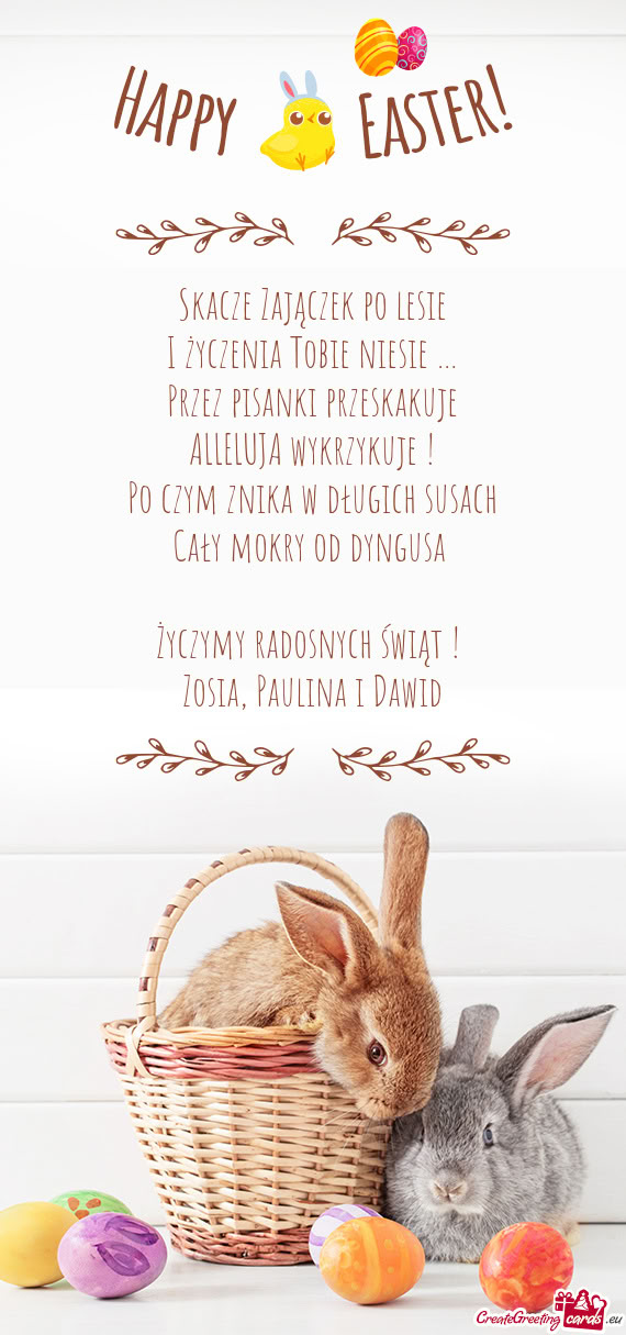 Cały mokry od dyngusa