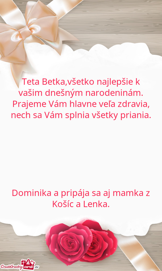 Ch sa Vám splnia všetky priania