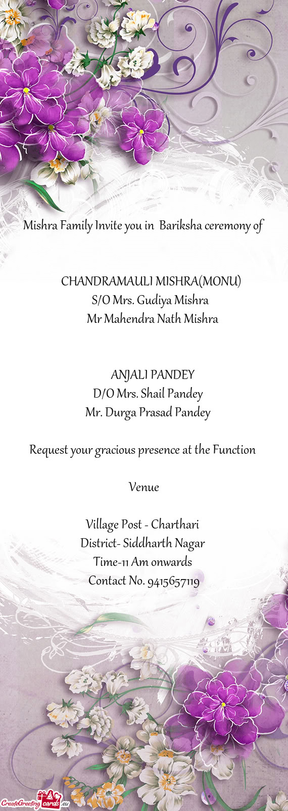 CHANDRAMAULI MISHRA(MONU)