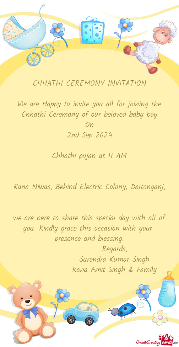 Chhathi pujan at 11 AM