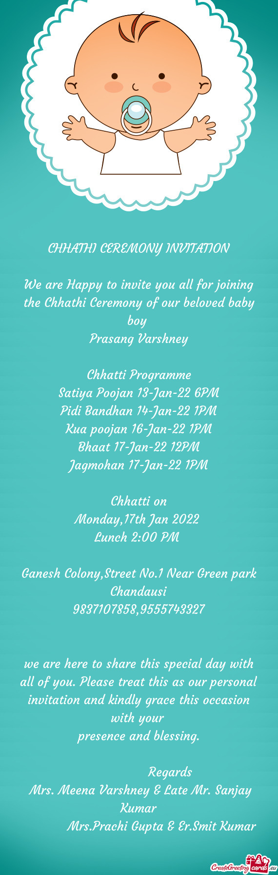 Chhatti Programme