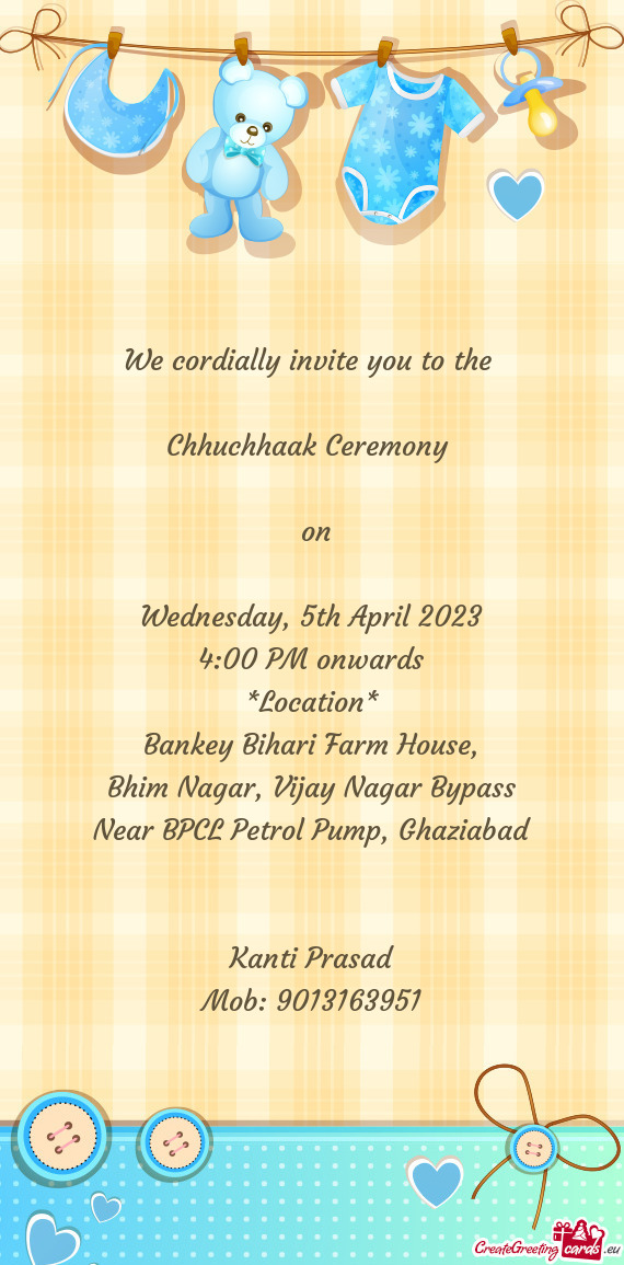 Chhuchhaak Ceremony