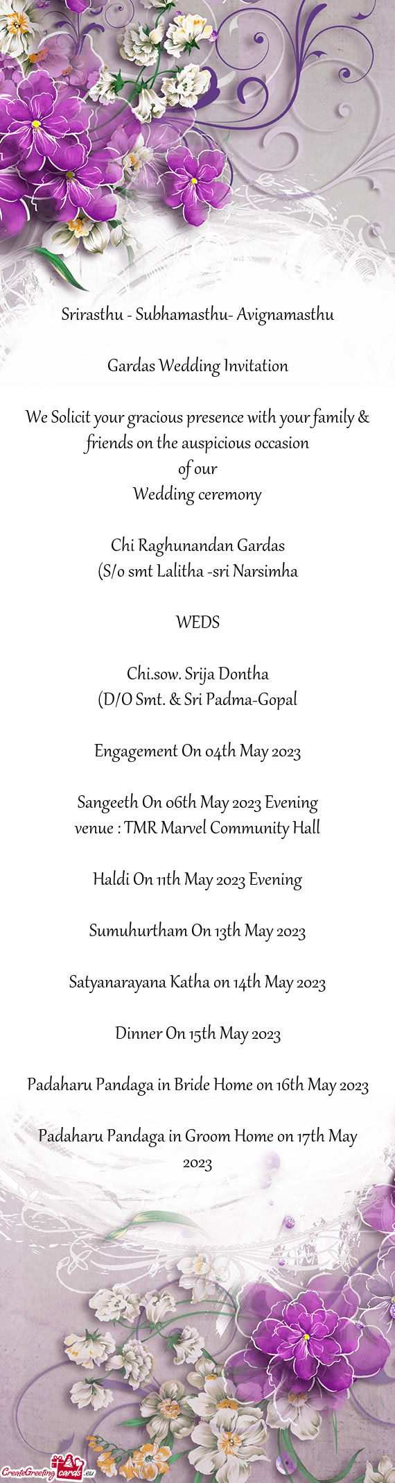 Chi Raghunandan Gardas