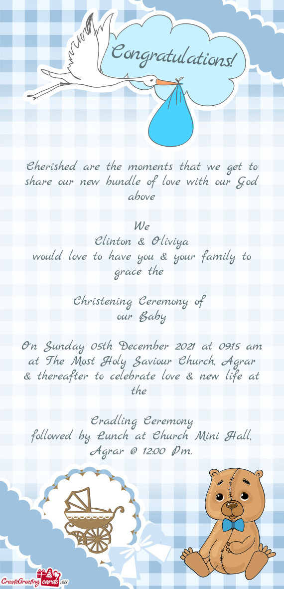 Christening Ceremony of