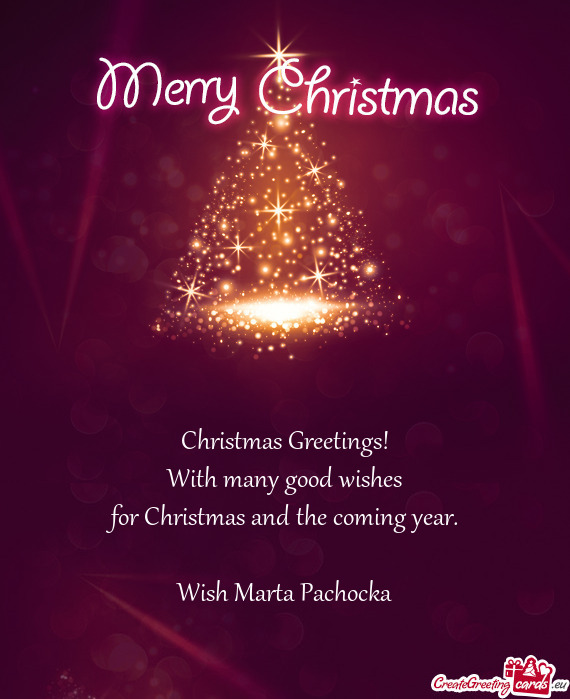 Christmas Greetings