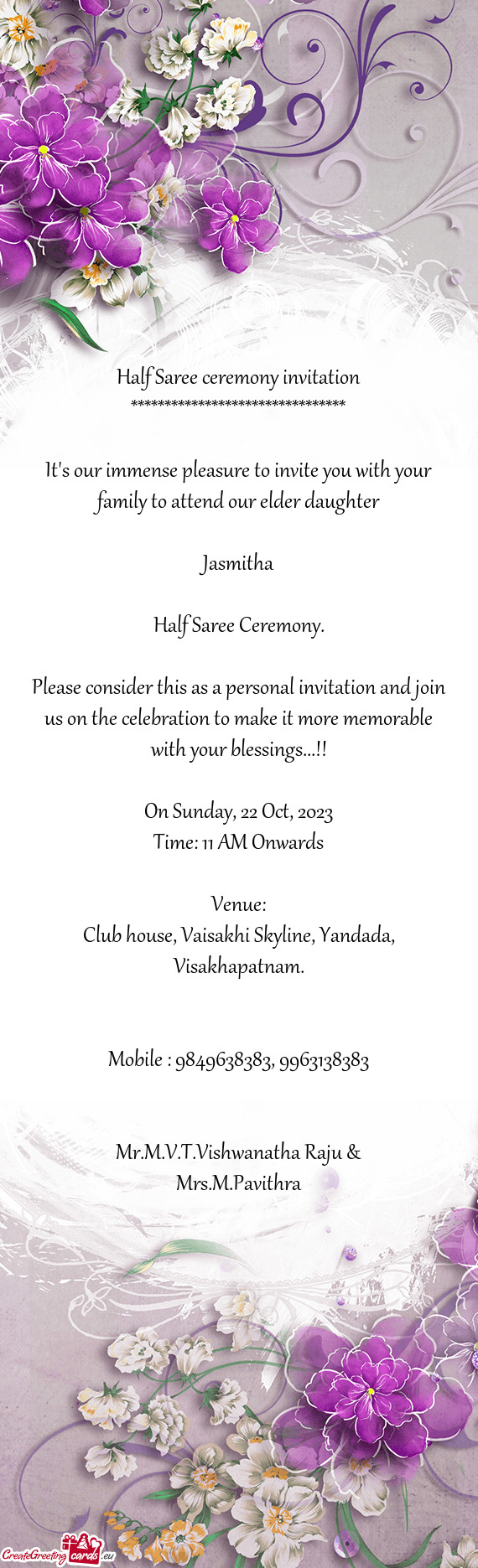 Club house, Vaisakhi Skyline, Yandada, Visakhapatnam