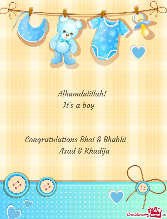 Congratulations Bhai & Bhabhi ❤️