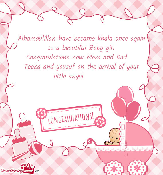 Congratulations new Mom and Dad 🎁💕