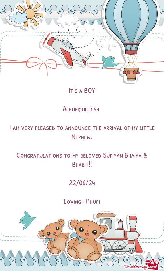 Congratulations to my beloved Sufiyan Bhaiya & Bhabhi