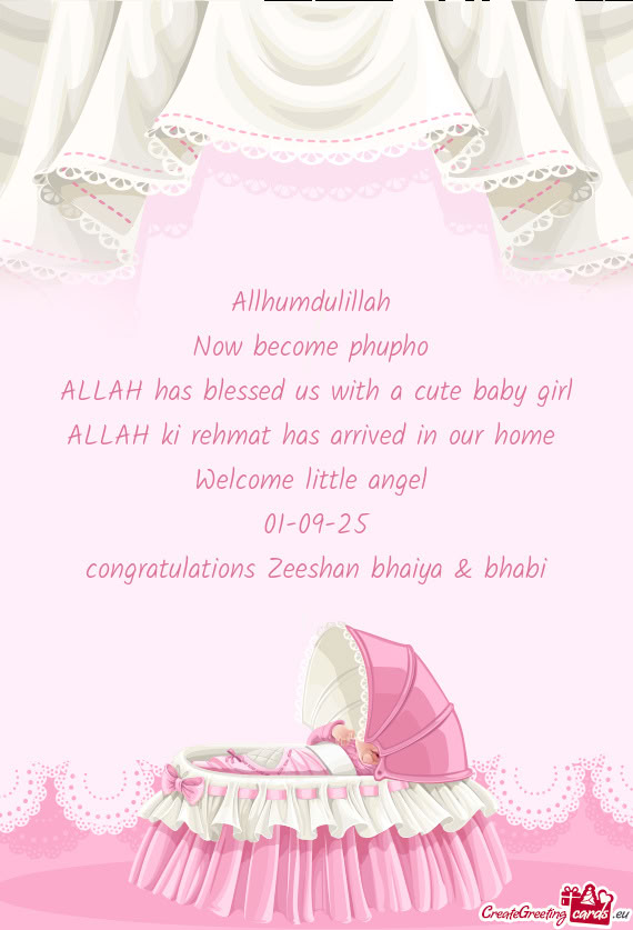 Congratulations Zeeshan bhaiya & bhabi