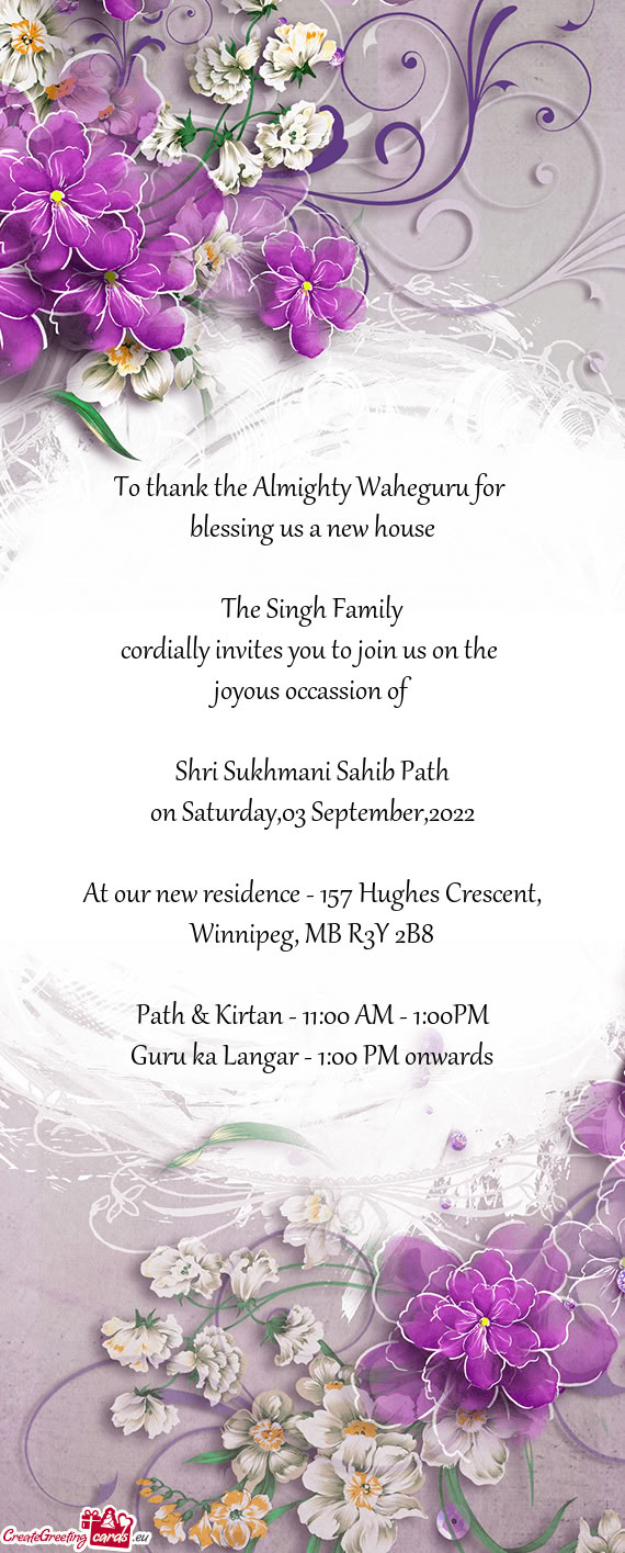 Cordially invites you to join us on the