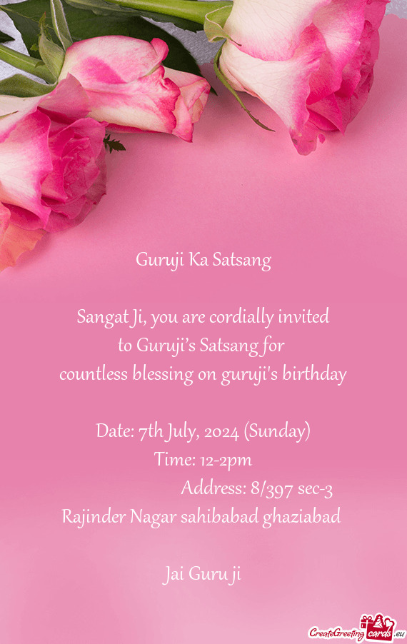 Countless blessing on guruji's birthday